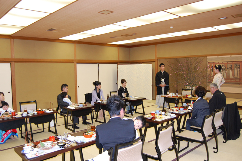 嚴島神社挙式 会食会場